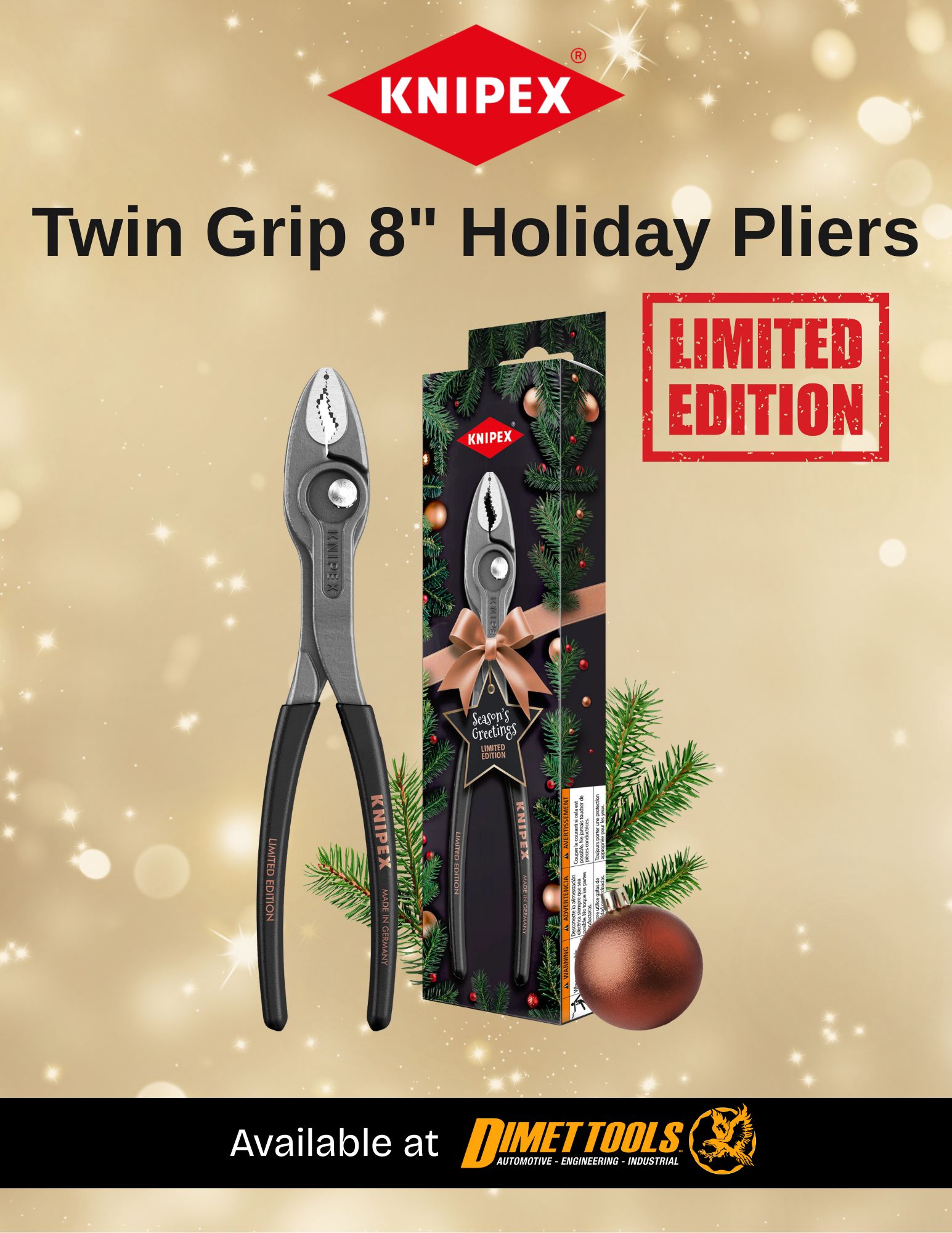Dimet - Limited Edition Knipex TwinGrip 8