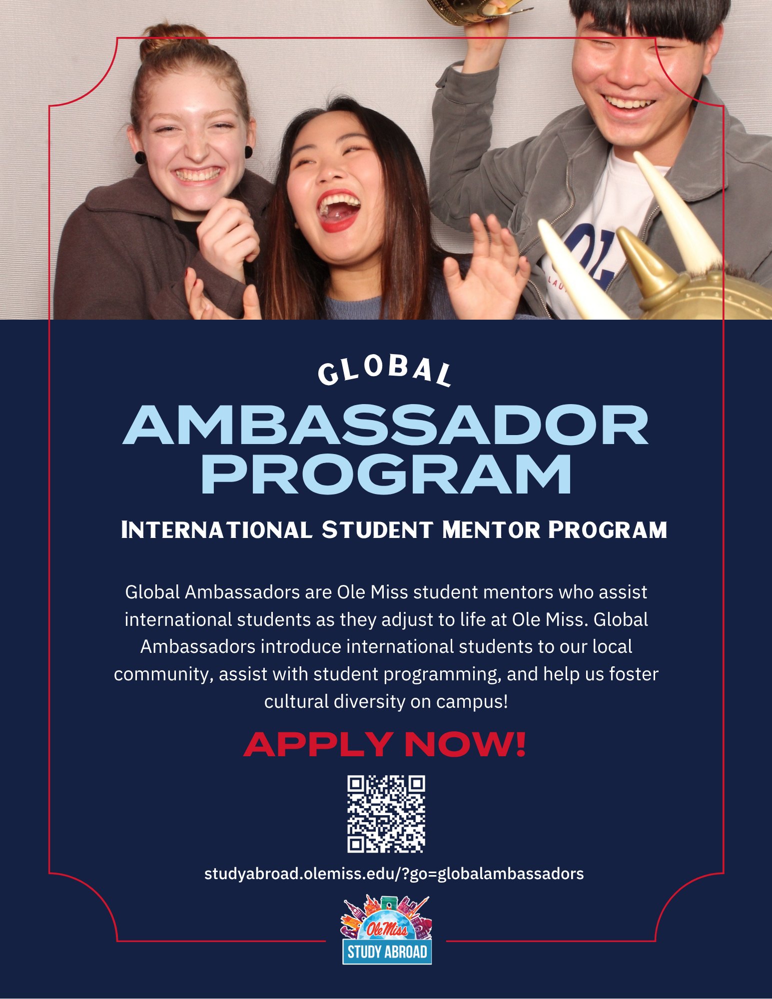 Study - Spring 2026 Global Ambassador applications are now open! 🌎 ...