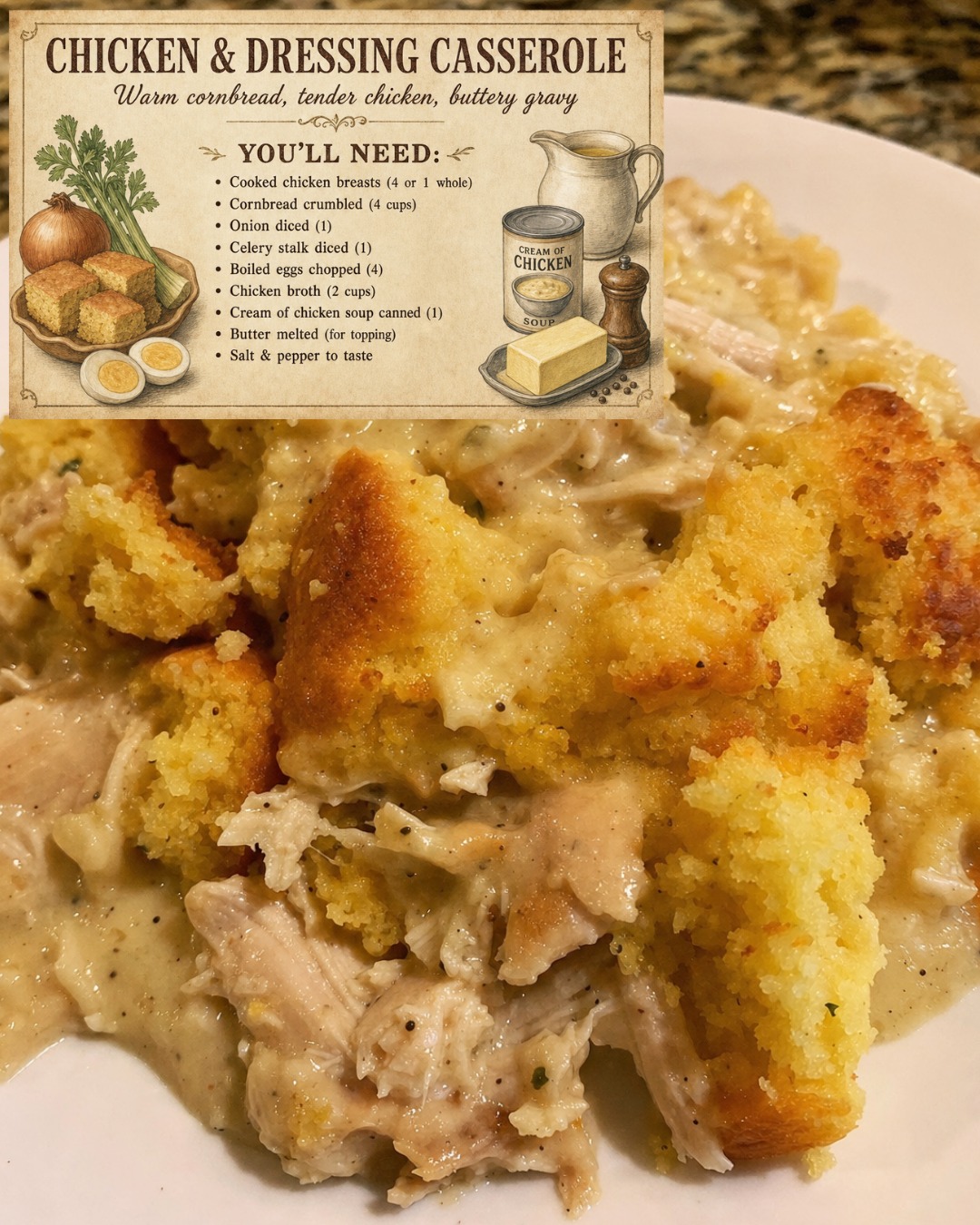 stove top dressing with cream of chicken soup What is the recipe for and casserole? Mary Kate Donahue Size:XL_26-28 stove top stuffing directions Zapaka Women Champagne Satin