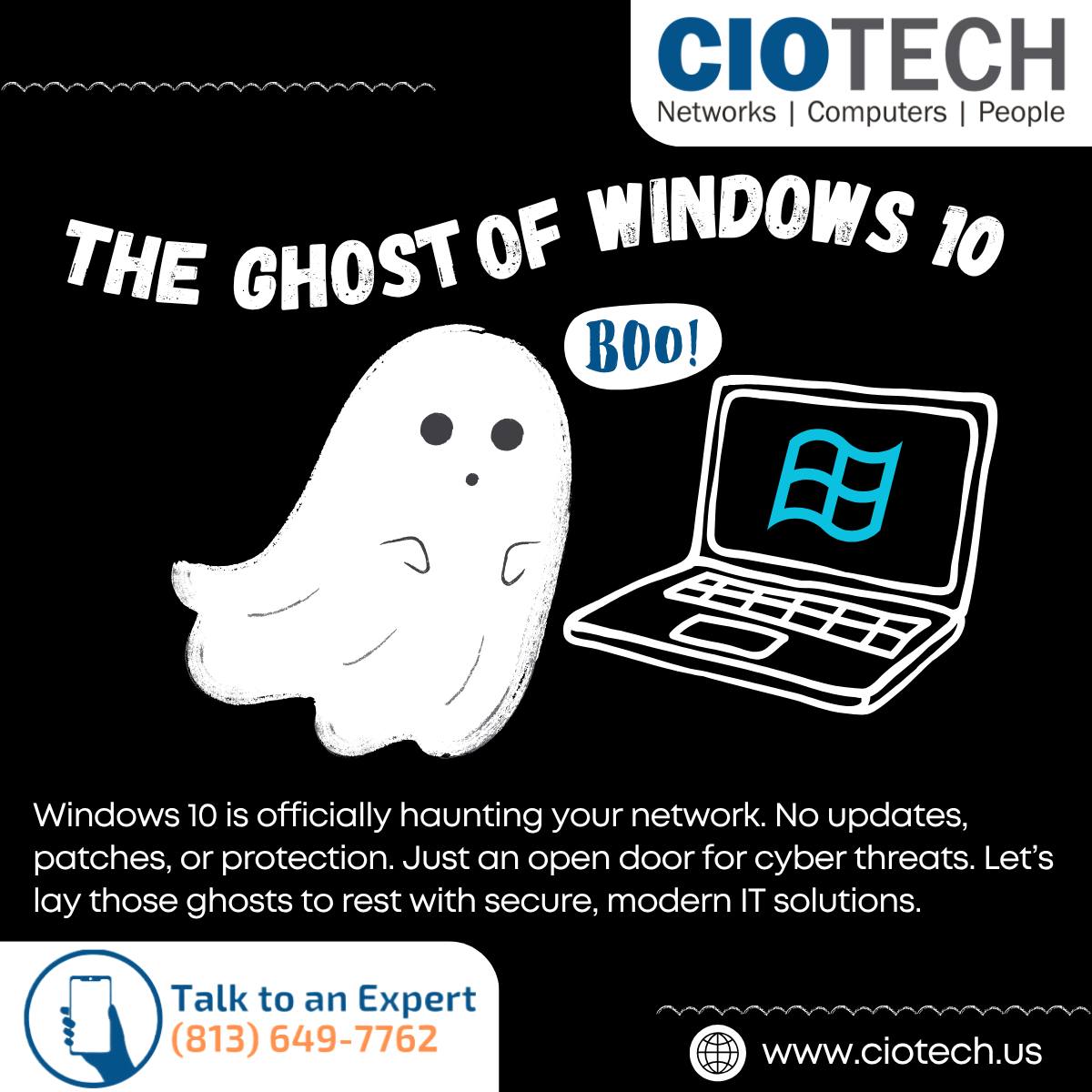 👻 The Ghost of Windows 10... - CIO Technology Solutions | Facebook