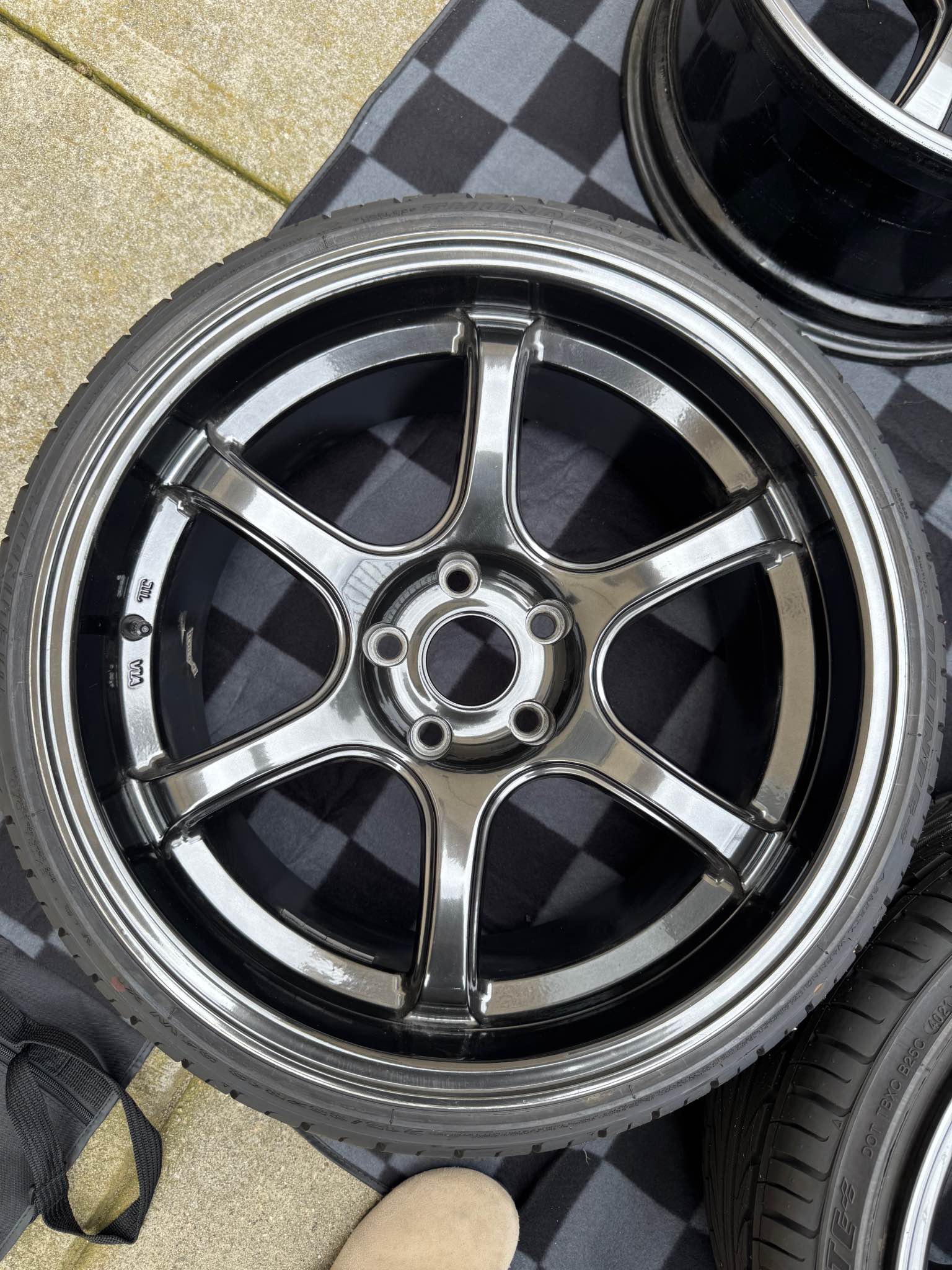Ambit wheels (advan rgd2 reps) 18x9.5 +18 5x112 - Car Wheels, Tires ...