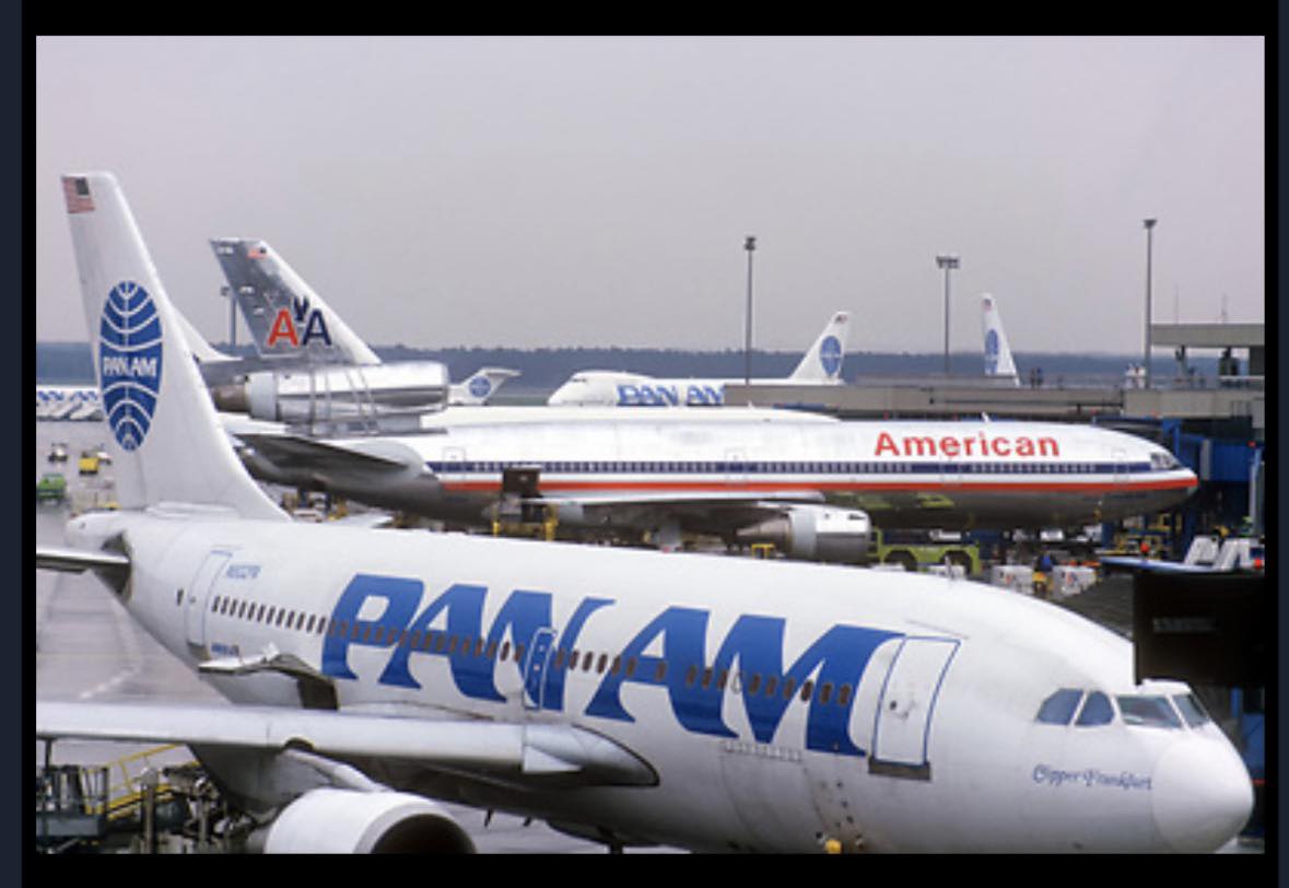 Pan Am Airbus 310 Clipper Frankfurt at Frankfurt Main in 1988