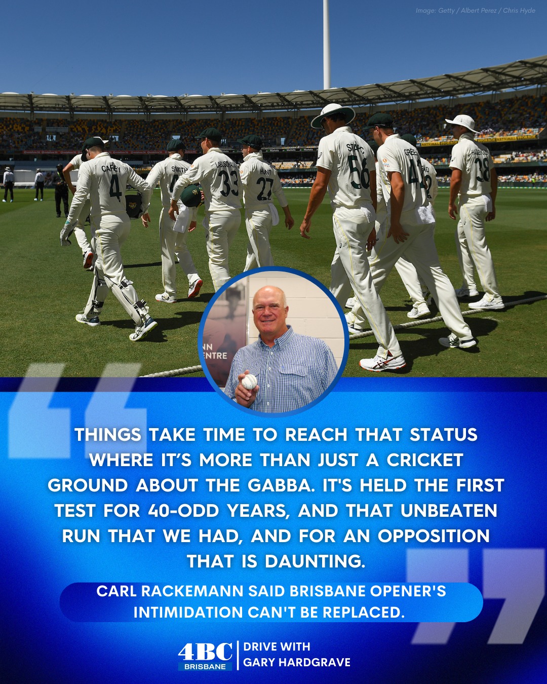 4BC Brisbane - The fast bowler joined Gary Hardgrave to... | Facebook