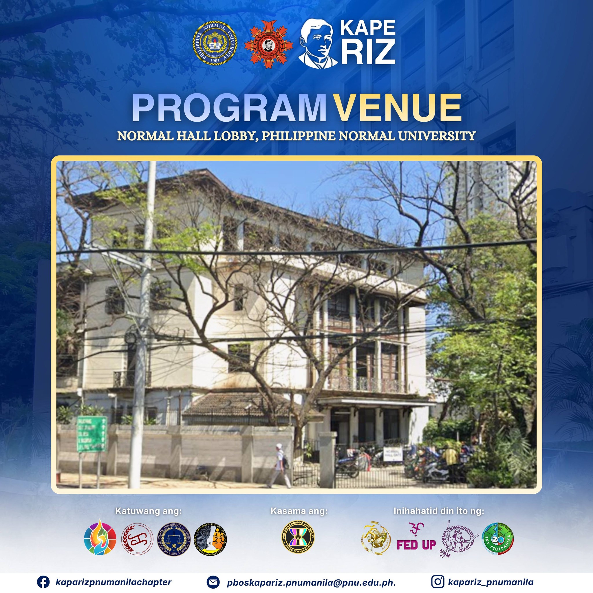 Makasaysay... - Kabataang Pangarap ni Rizal-PNU Manila Chapter | Facebook