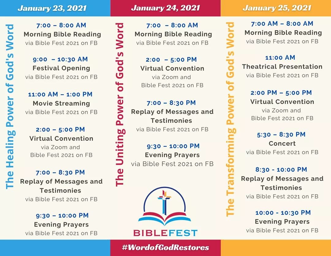 DZGBNewsOnline - The Manila Cathedral joins the Bible Fest...