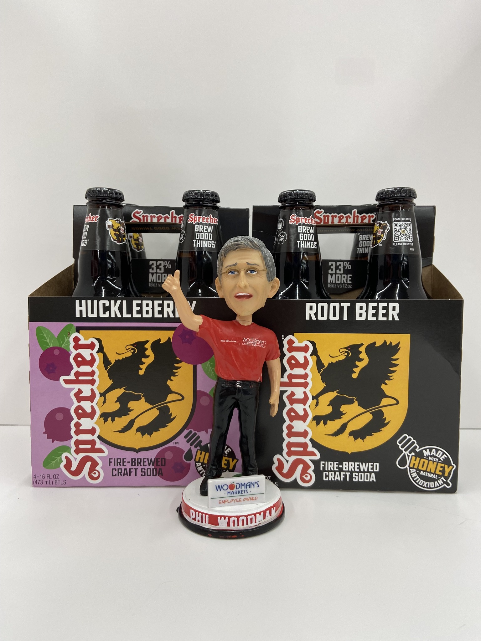 Huckleberry craft soda now at Woodman's