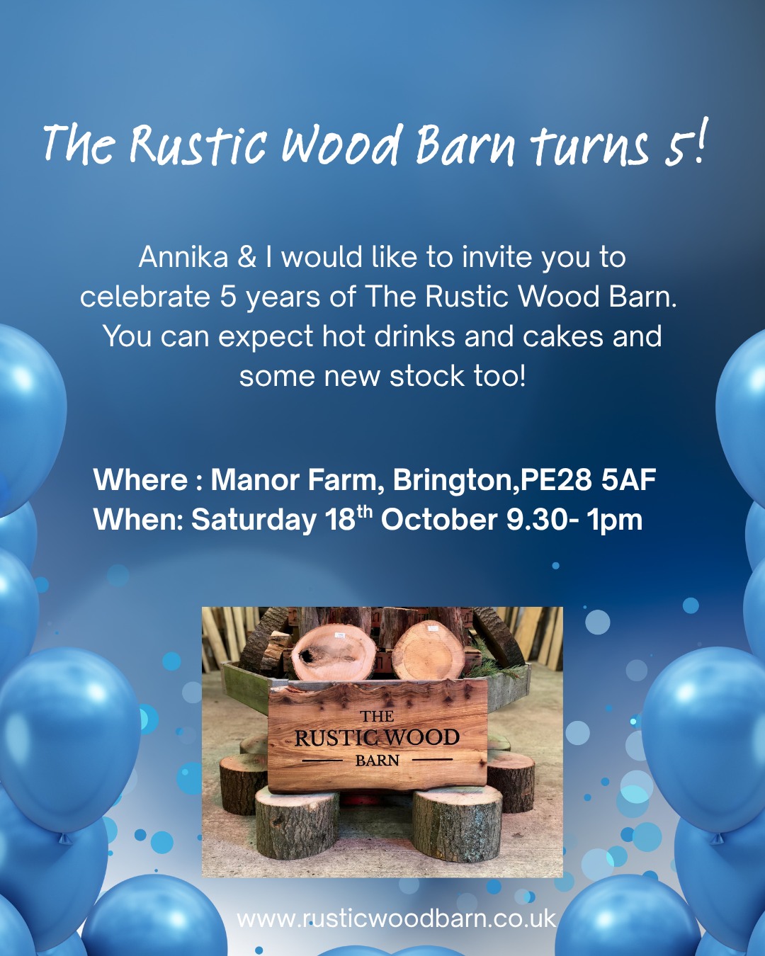 This Saturday 18th October, marks... - The Rustic Wood Barn | Facebook