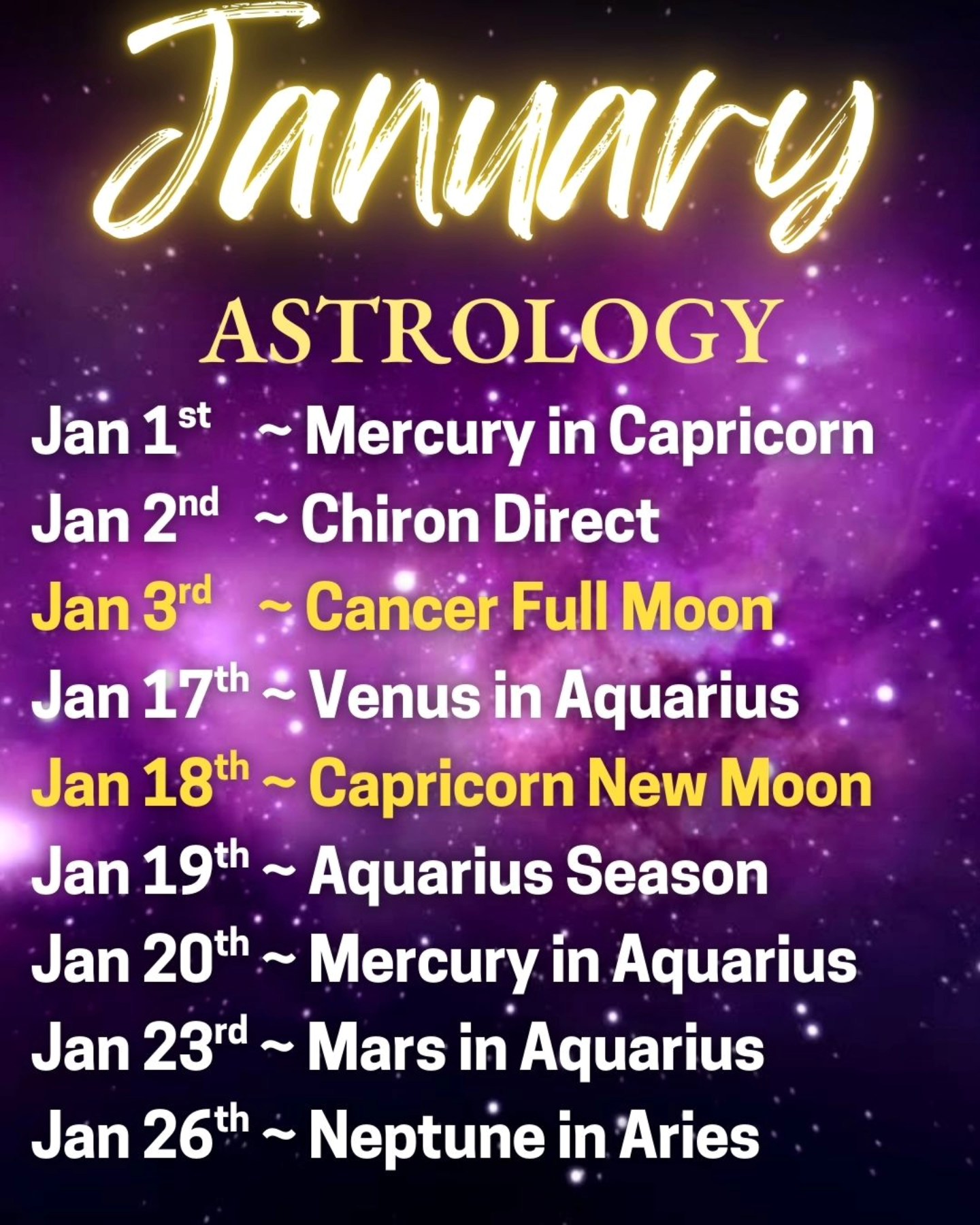 AstroMatrix - January 2026 opens the year with powerful emotional ...