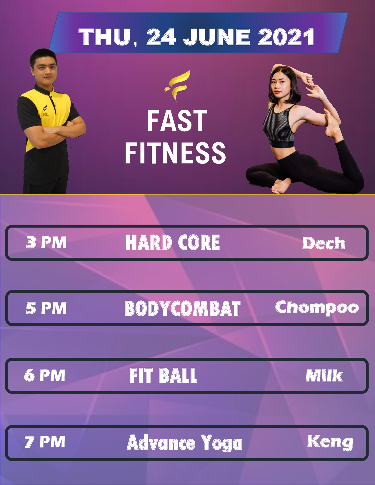 Fast Fitness - มาแล้วจร้าาา คลาสวันนี้มีทั้ง... | Facebook