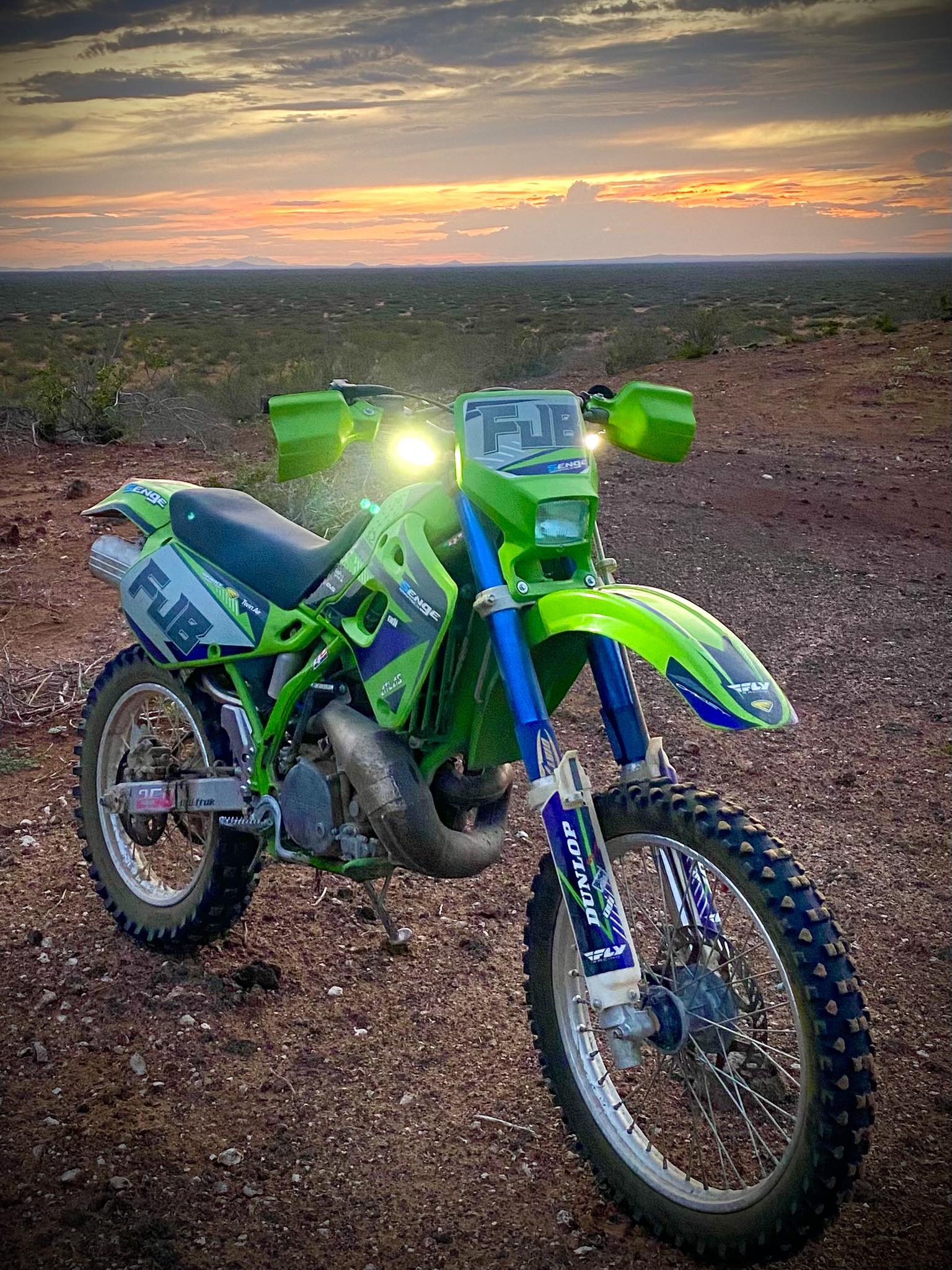 My favorite picture of my 1993 KDX250 , incredible power ?