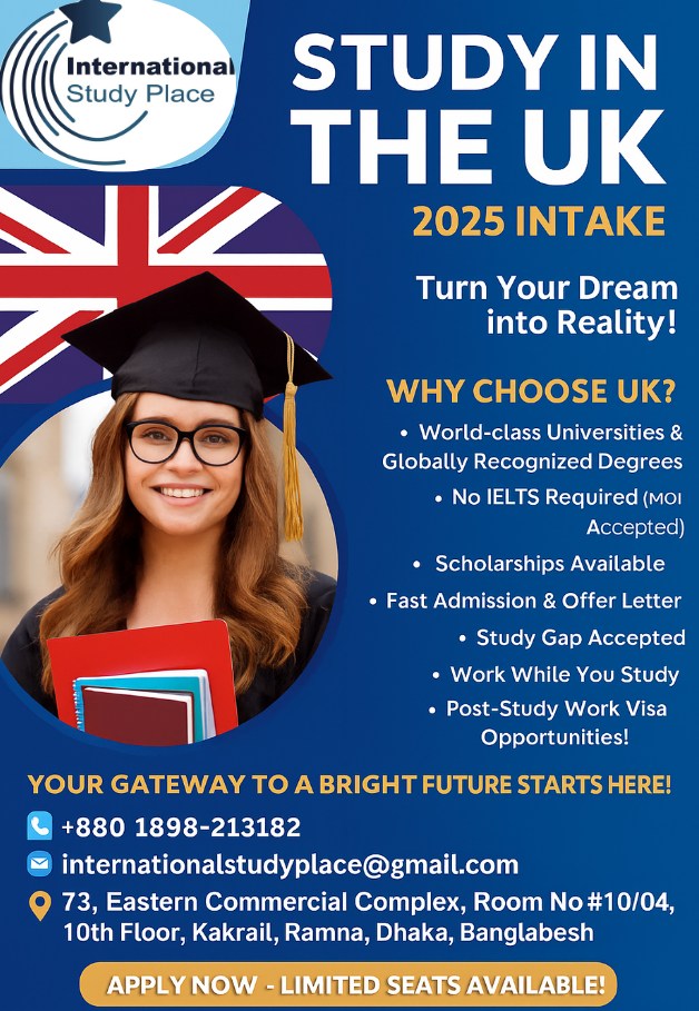 ISP - 🎓 Study in the UK – 2025-26 Intake 🇬🇧 🌍 Turn Your Dream into ...