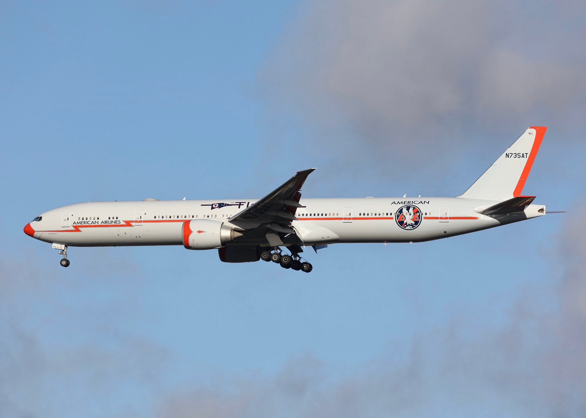 American Airlines 100-year Centennial Flagship livery Boeing 777