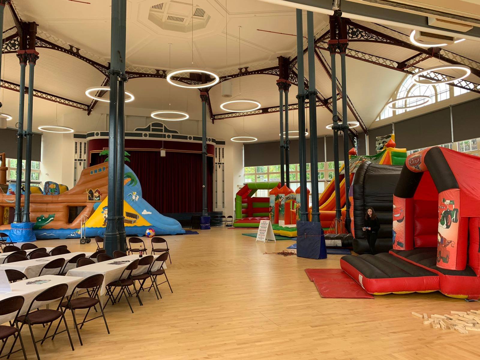 All set up at... - Bramhall's Amusements Bouncy Castle Hire | Facebook