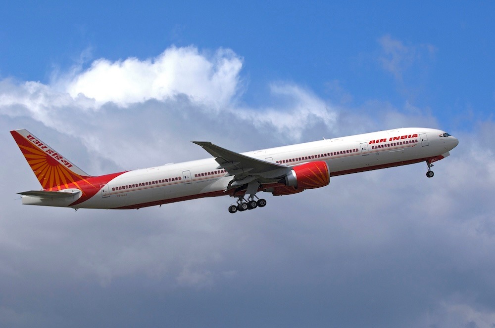 Effective July 1st, Air India is deploying Boeing 777-300ER