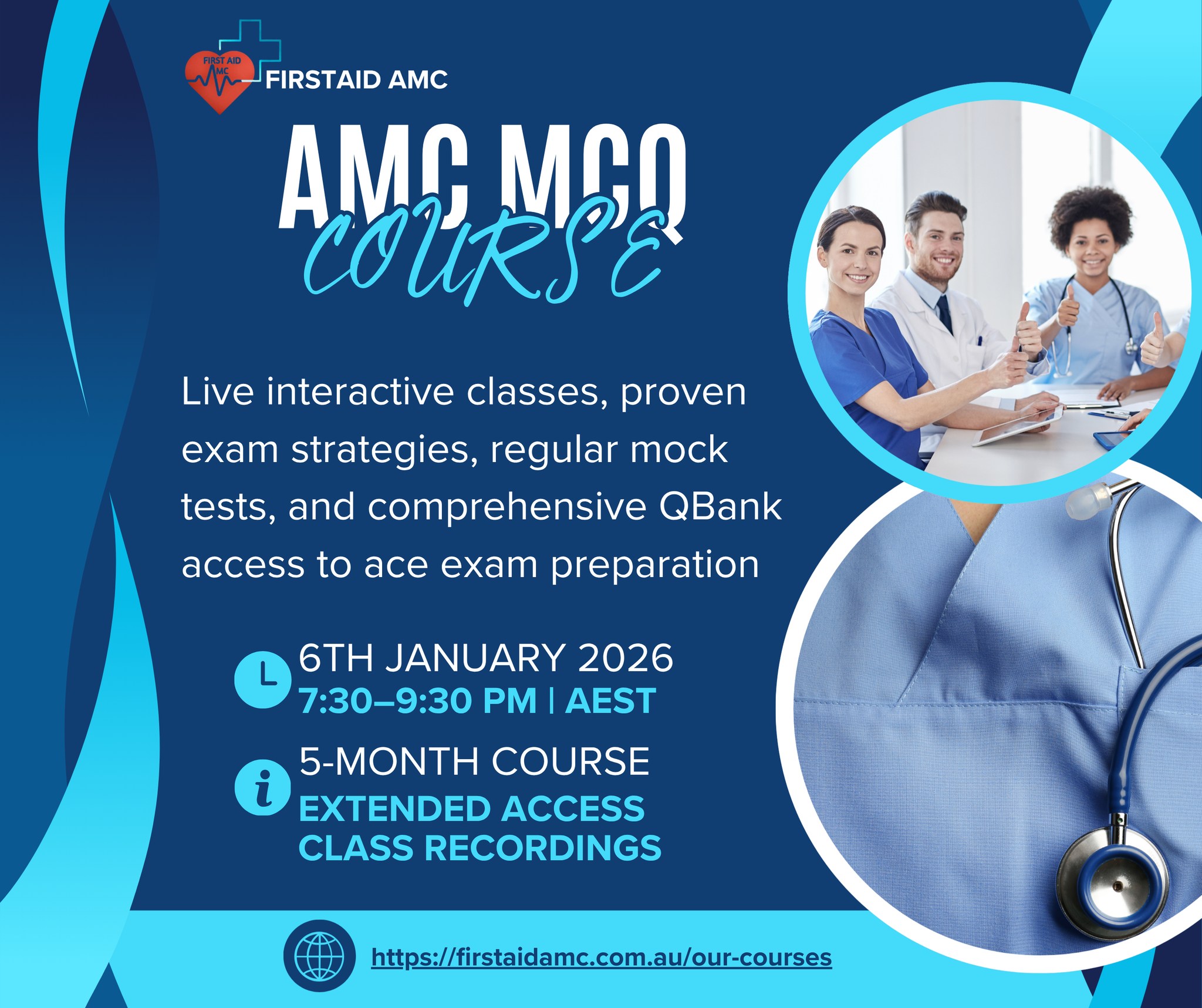 📚 NEW AMC MCQ COURSE... - First Aid Amc Mcq, Clinical & Pesci | Facebook