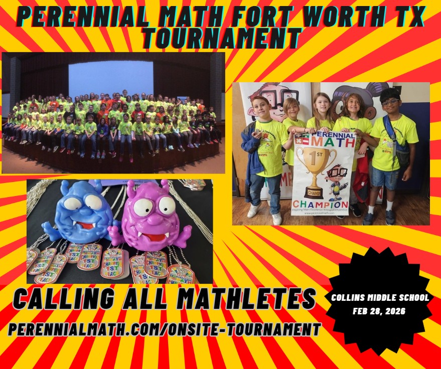 Perennial Math - 🏅 Calling All Mathletes: Fort Worth... | Facebook