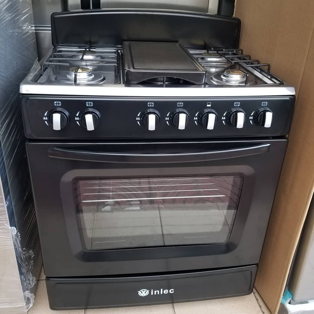 Ventas 247 - 🤩 Estufa cocina inlec negra cromada tope de...