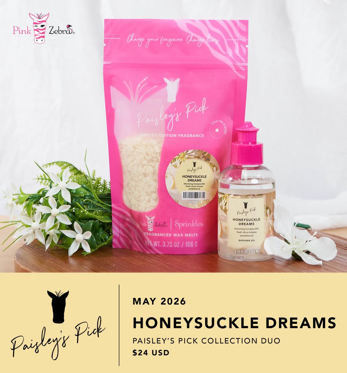 Meet your May escape… 💛🌼 Honeysuckle Dreams has arrived - soft