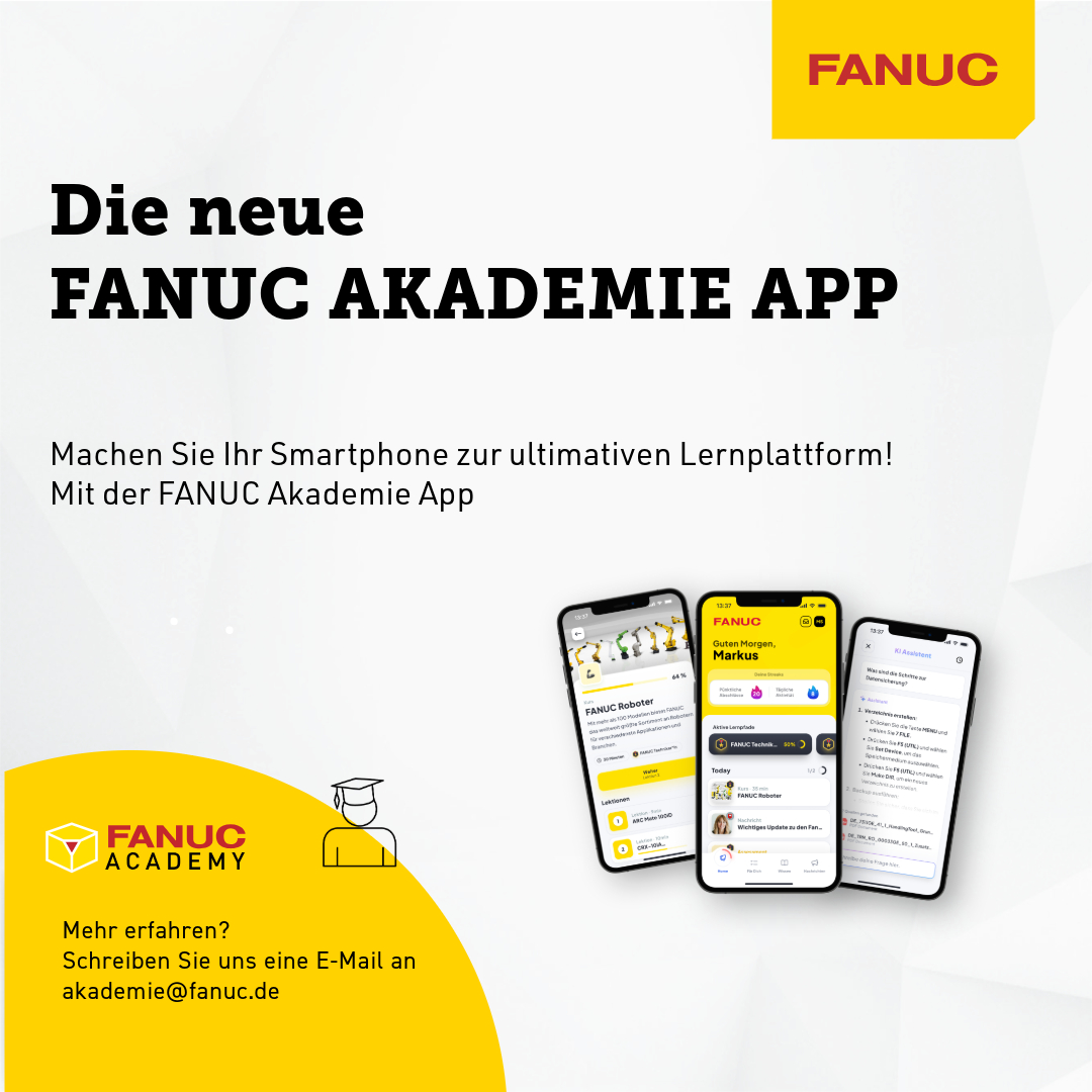 FANUC - 🚀 Die Zukunft des Lernens ist da – mit der neuen FANUC Akademie ...