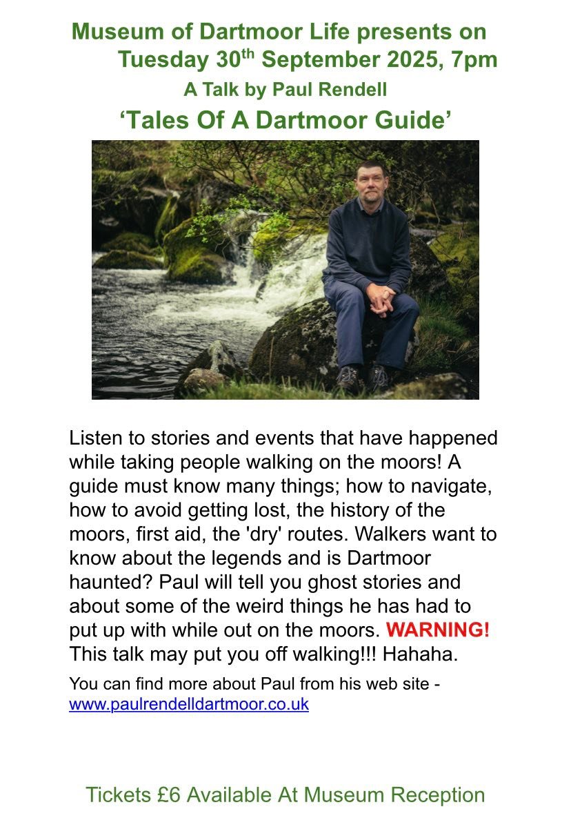 Okehampton Information Hub | Here are our last four talks for this year ...