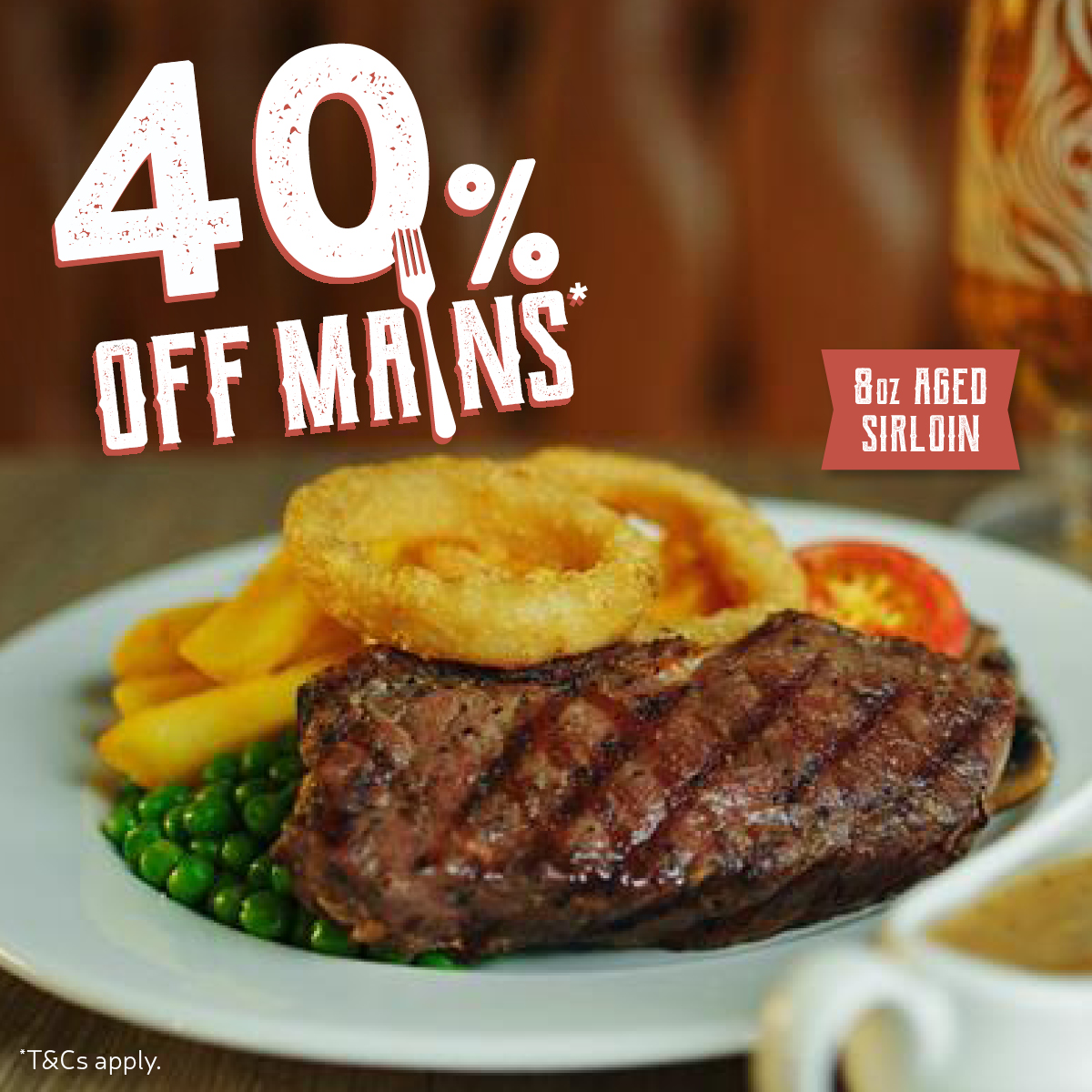 🚨 Last chance! Get 40% off mains... - The Tabard Rotherham | Facebook