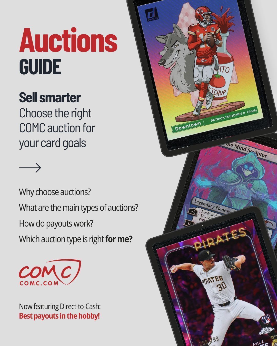 COMC - 💥COMC has a lot of auction choices to give you more cash for ...