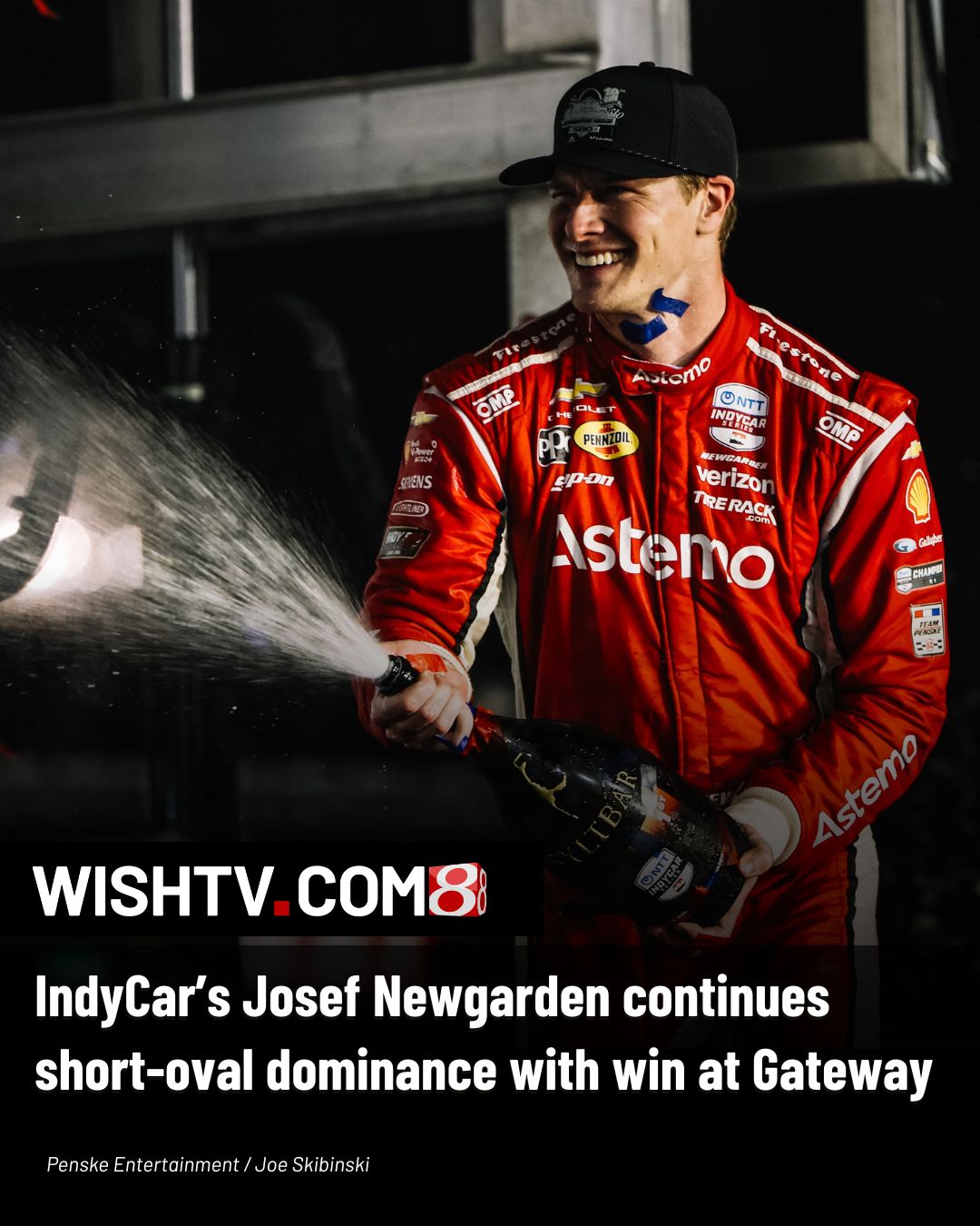 Newgarden's win on Sunday night was his second victory this NTT