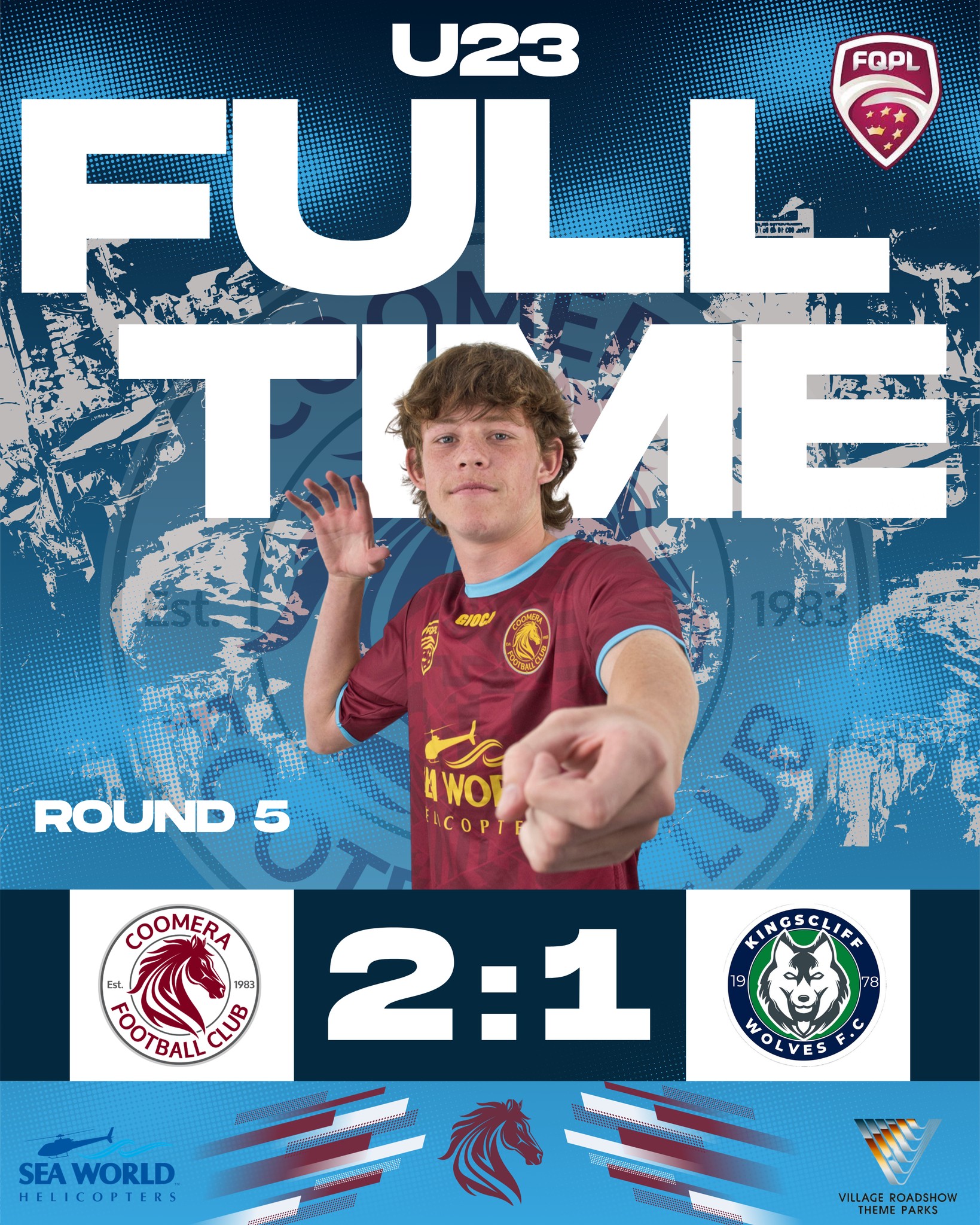 After conceding a very early goal our U23