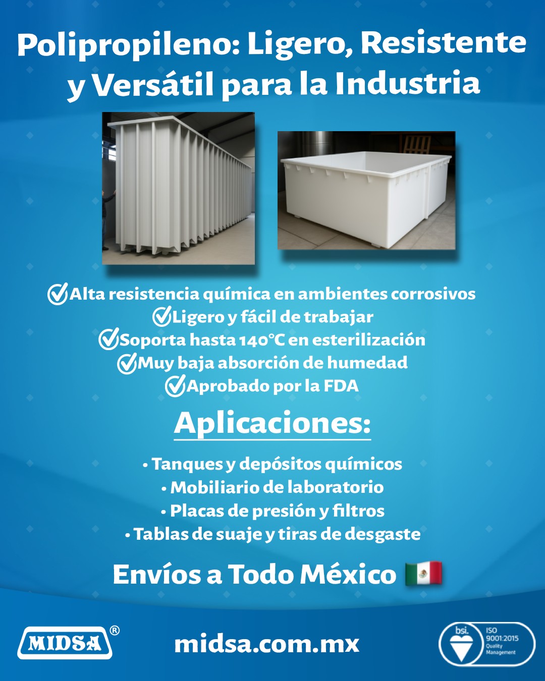 MIDSA - ¿Buscas un material económico, resistente y confiable para ...