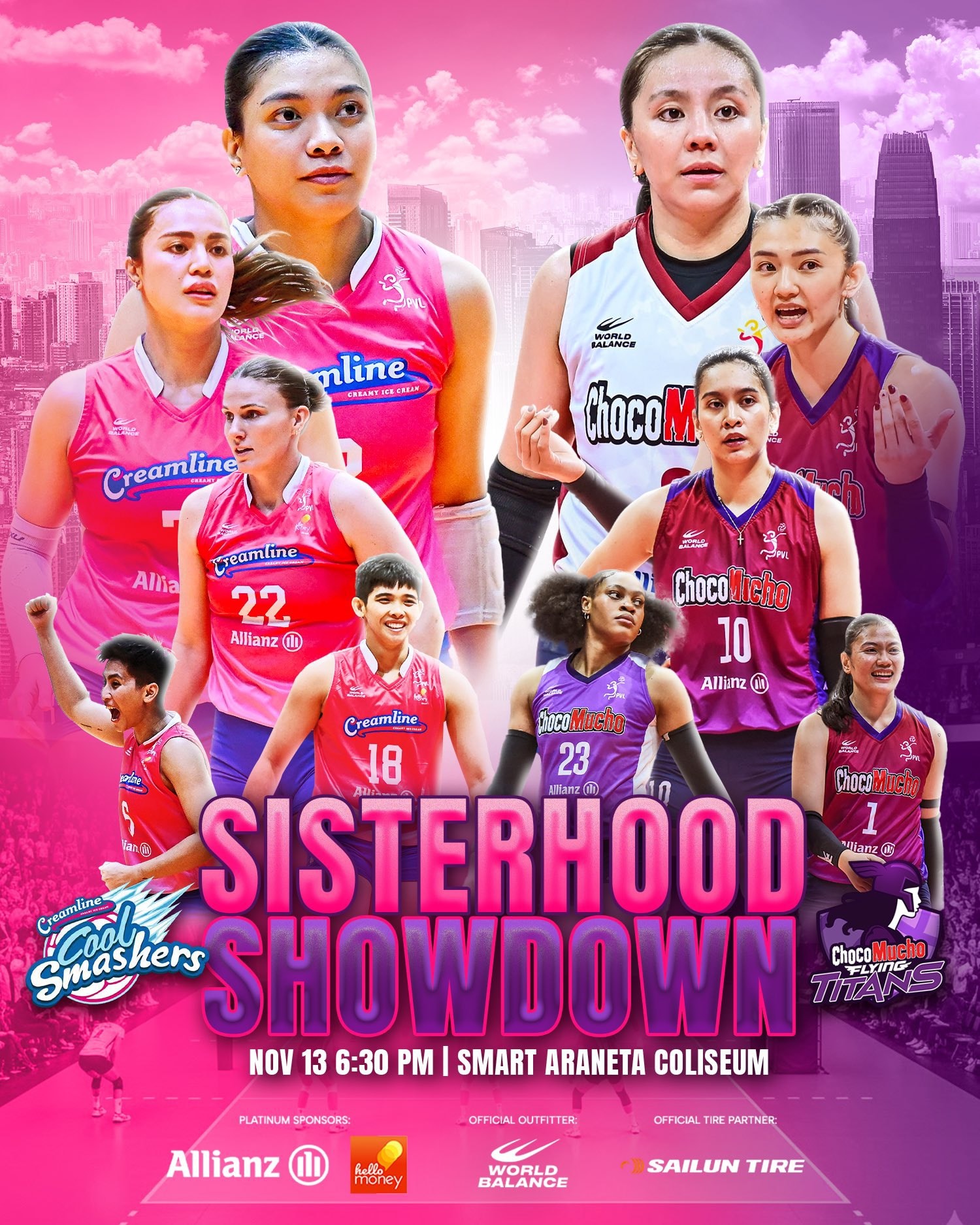 Choco - Sisterhood showdown alert! 🍦🍫 Creamline vs Choco Mucho, sister ...