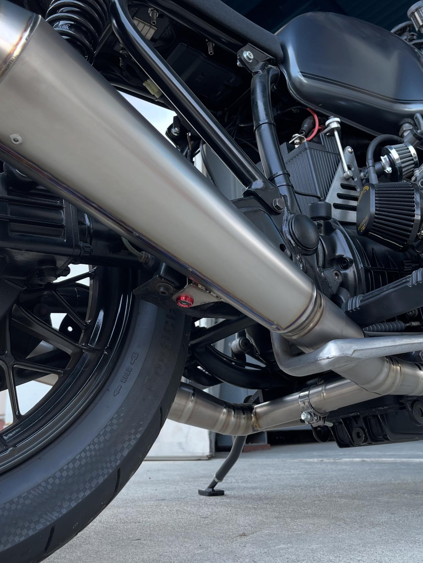 BMW R100 チタンマフラーワンオフ製作しました😊 ジェントルマンな音