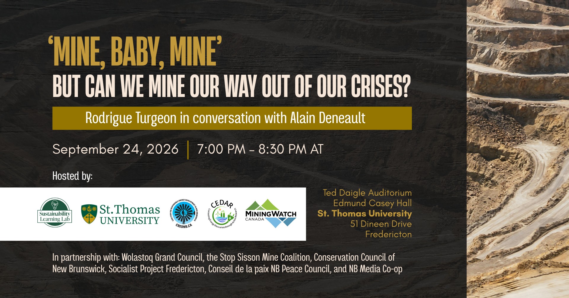 'Mine, baby, mine.' But, can we mine our way out of our crises?