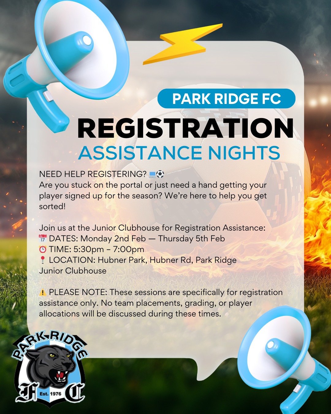 Park - ATTENTION: LONG POST BUT A MUST READ! Registration is NOW OPEN ...