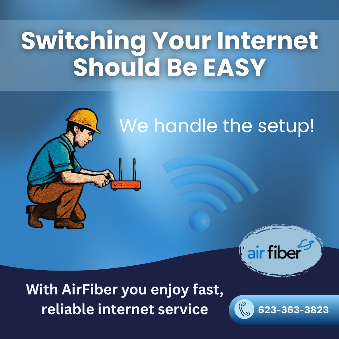 Switching your internet provider... - AirFiber WISP Internet | Facebook