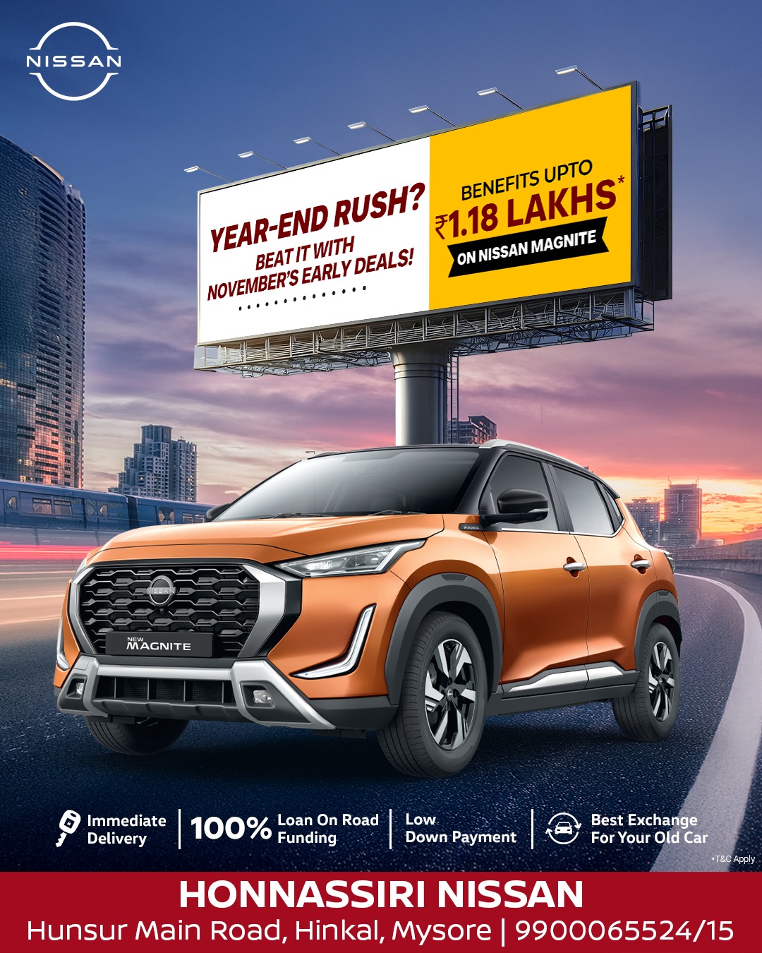 Honnassiri - Skip the year-end rush and grab your Nissan Magnite now ...