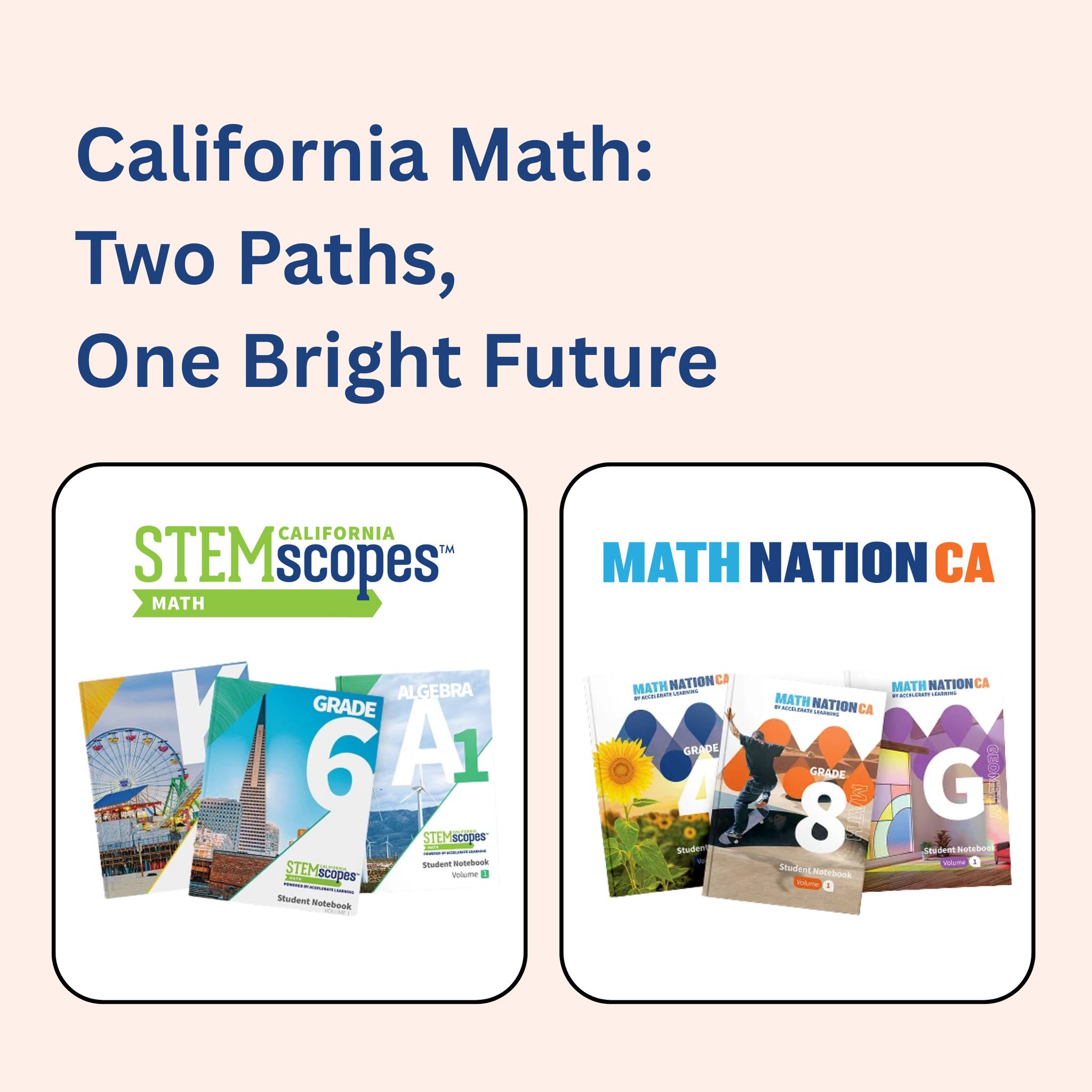 Accelerate - California, we’re proud to share that both STEMscopes ...