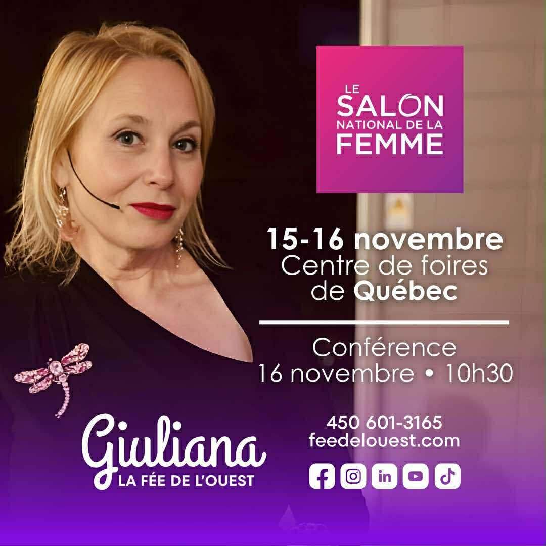 Giuliana, - 💫 Les 15 et 16 novembre, retrouvez-moi au Salon National de ...