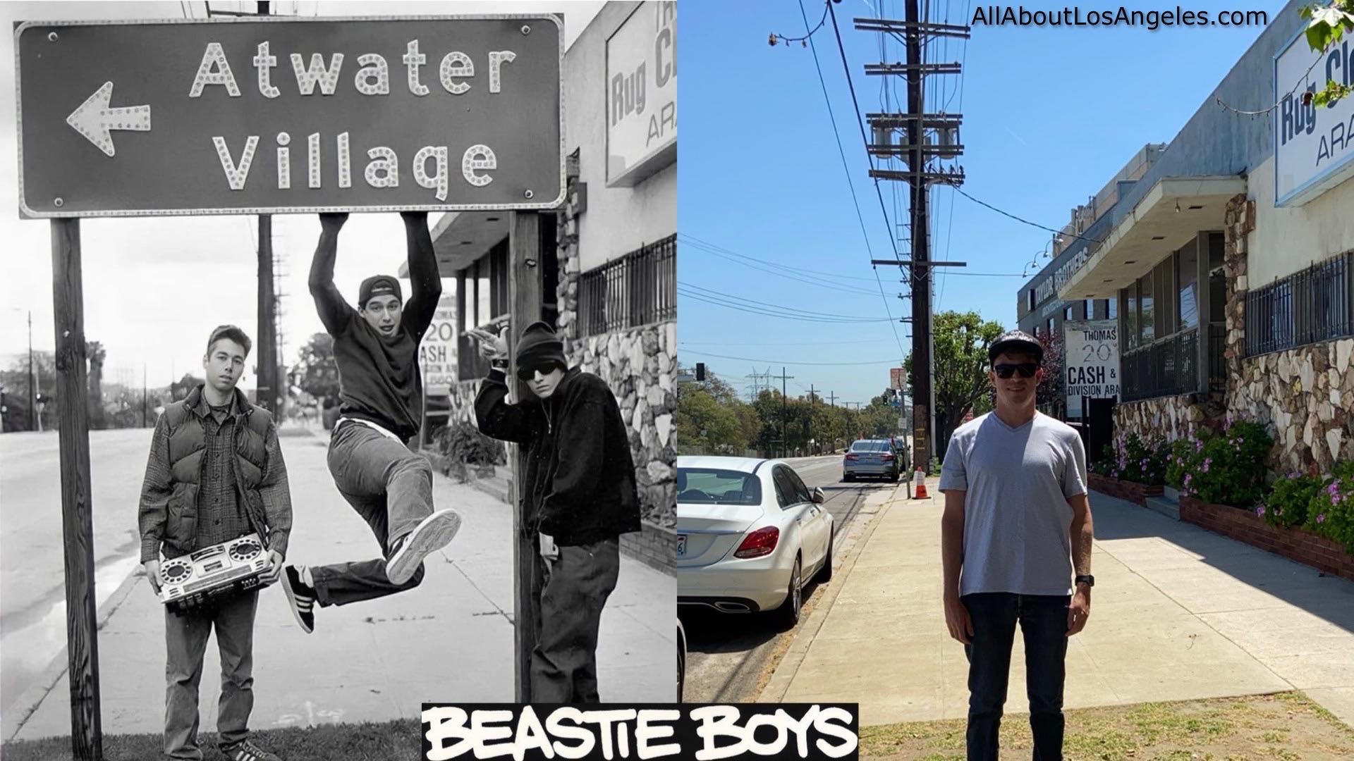 The Beastie Boys photoshoot - Original photo taken by Ari