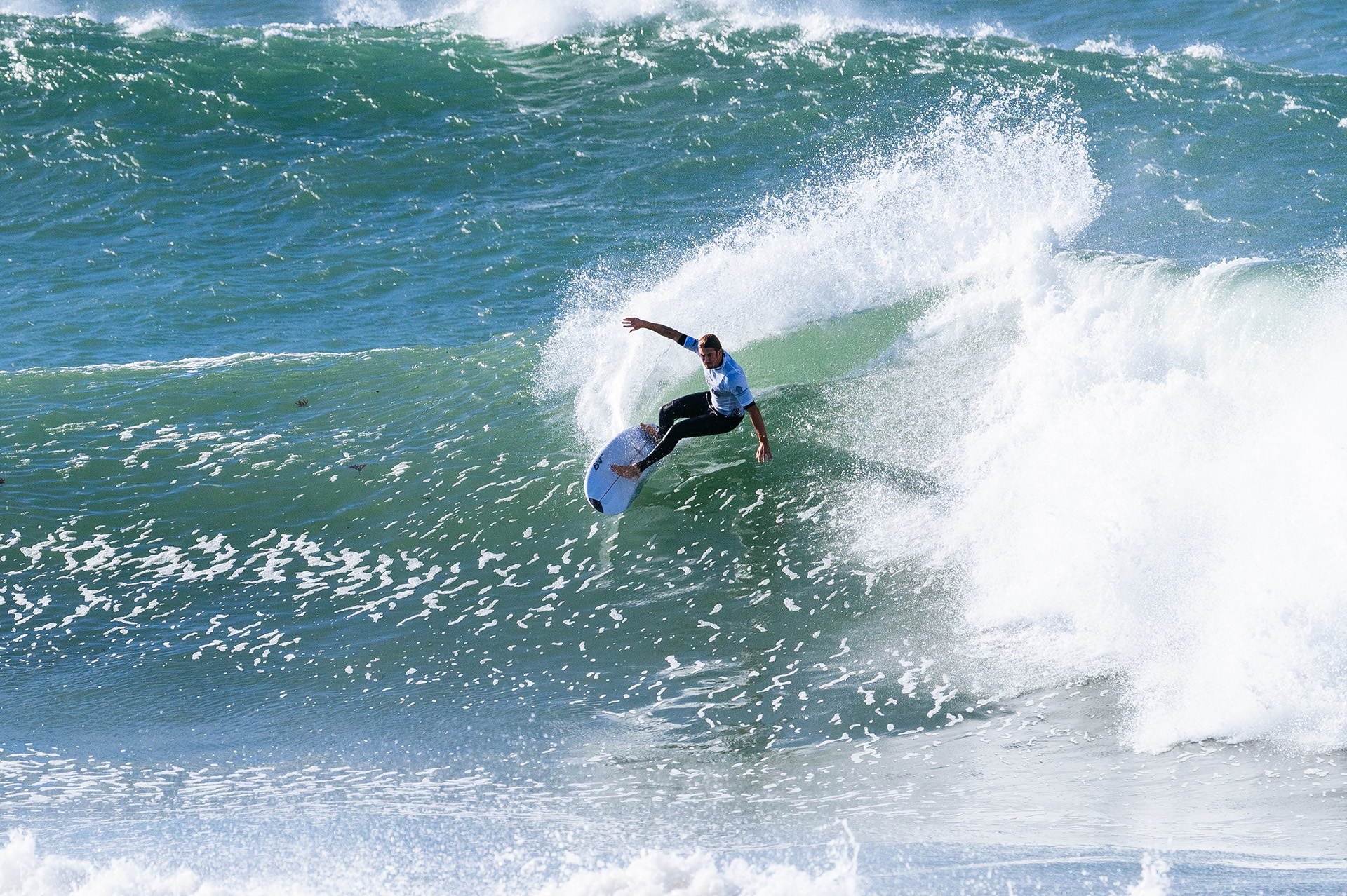 Pumping surf from the first real winter swell of the season made 