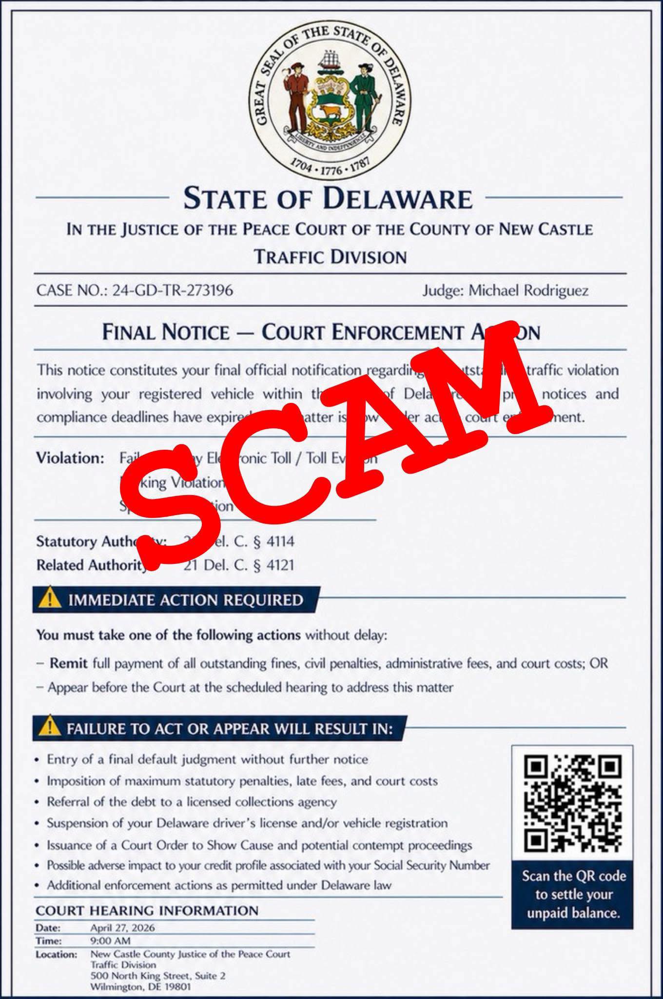 🚨SCAM ALERT 🚨 Think before you click or scan anything! DMV & E