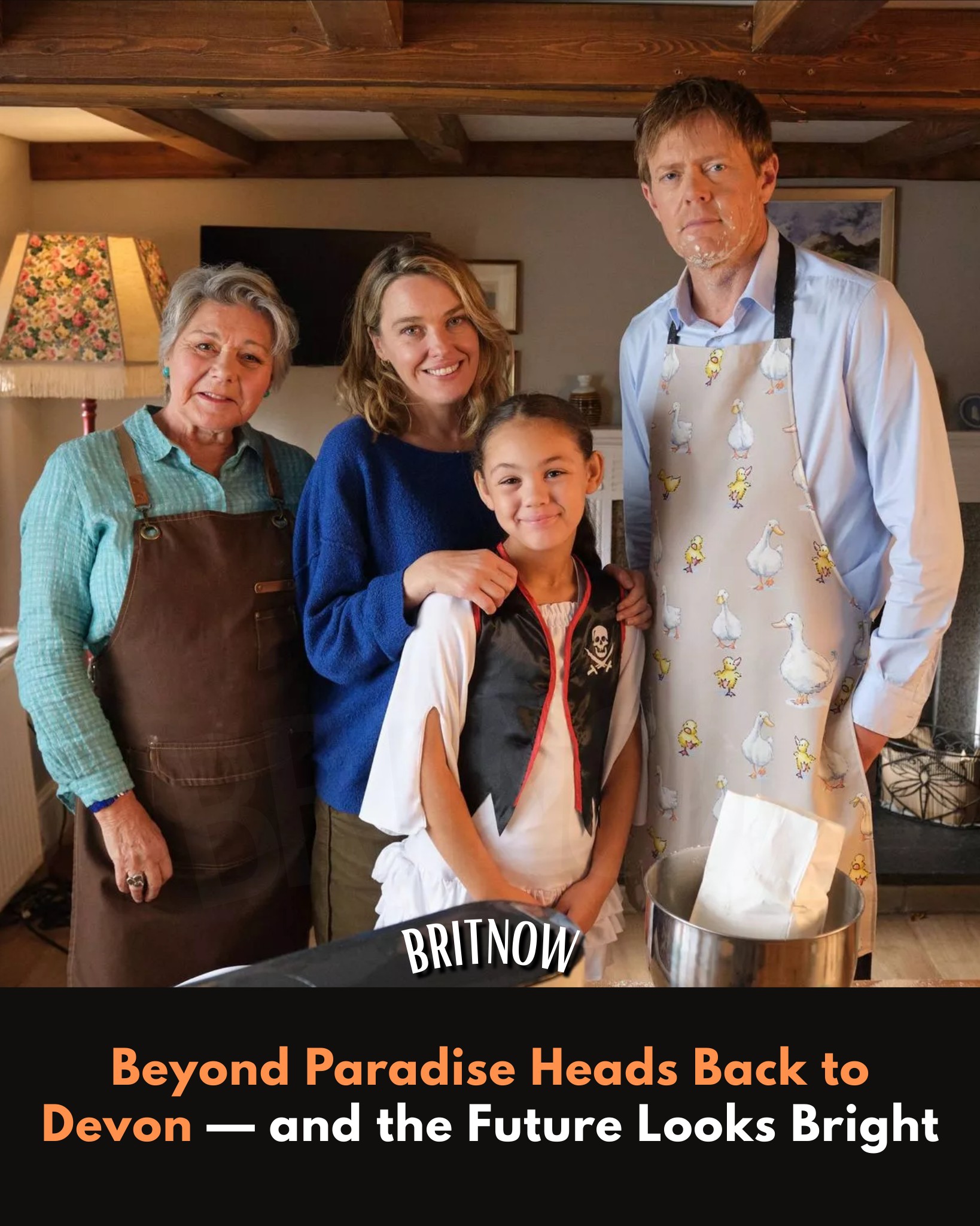 BritNow - Beyond Paradise Heads Back to Devon — and the Future Looks ...