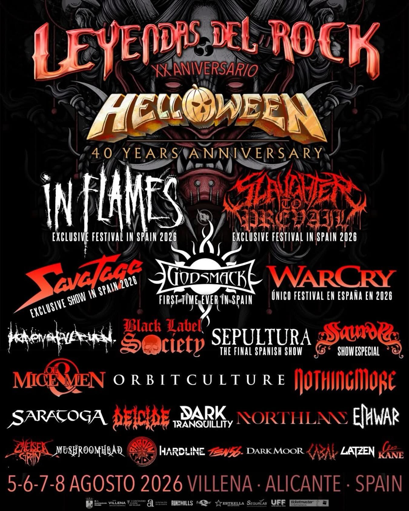 Extreme - The updated line up has been confirmed for @tones_of_decay ...
