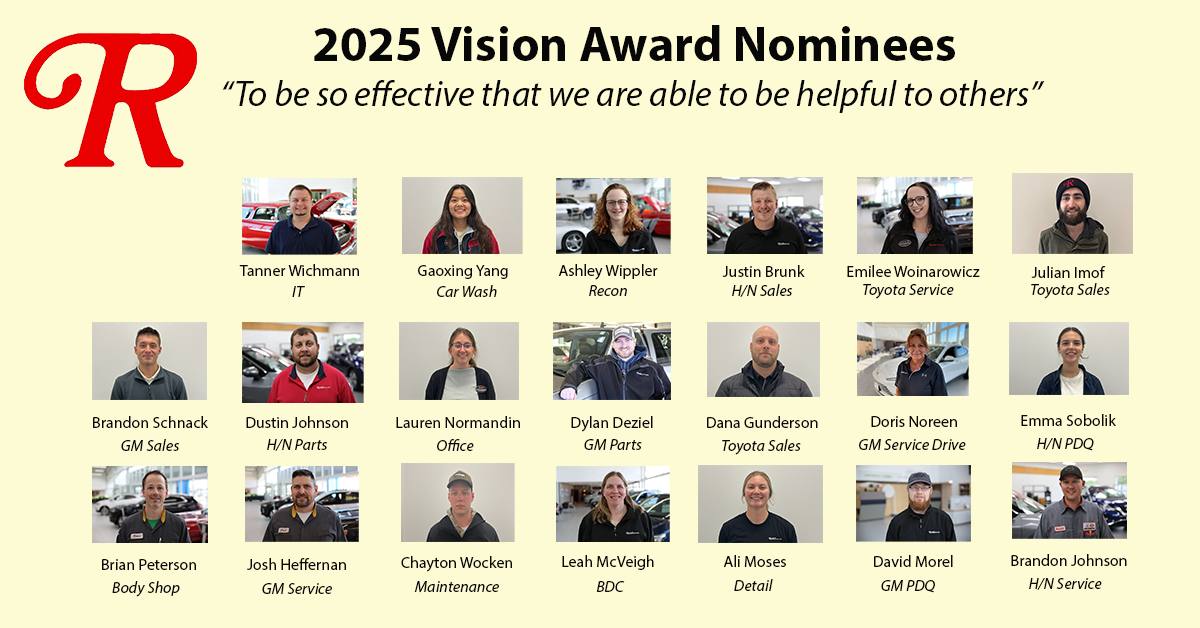 Rydell - Rydell is pleased to announce our Nominees for our 2025 Rydell ...
