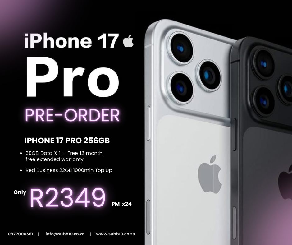 The iPhone 17 Pro has arrived —... - SUBB10 Technologies | Facebook