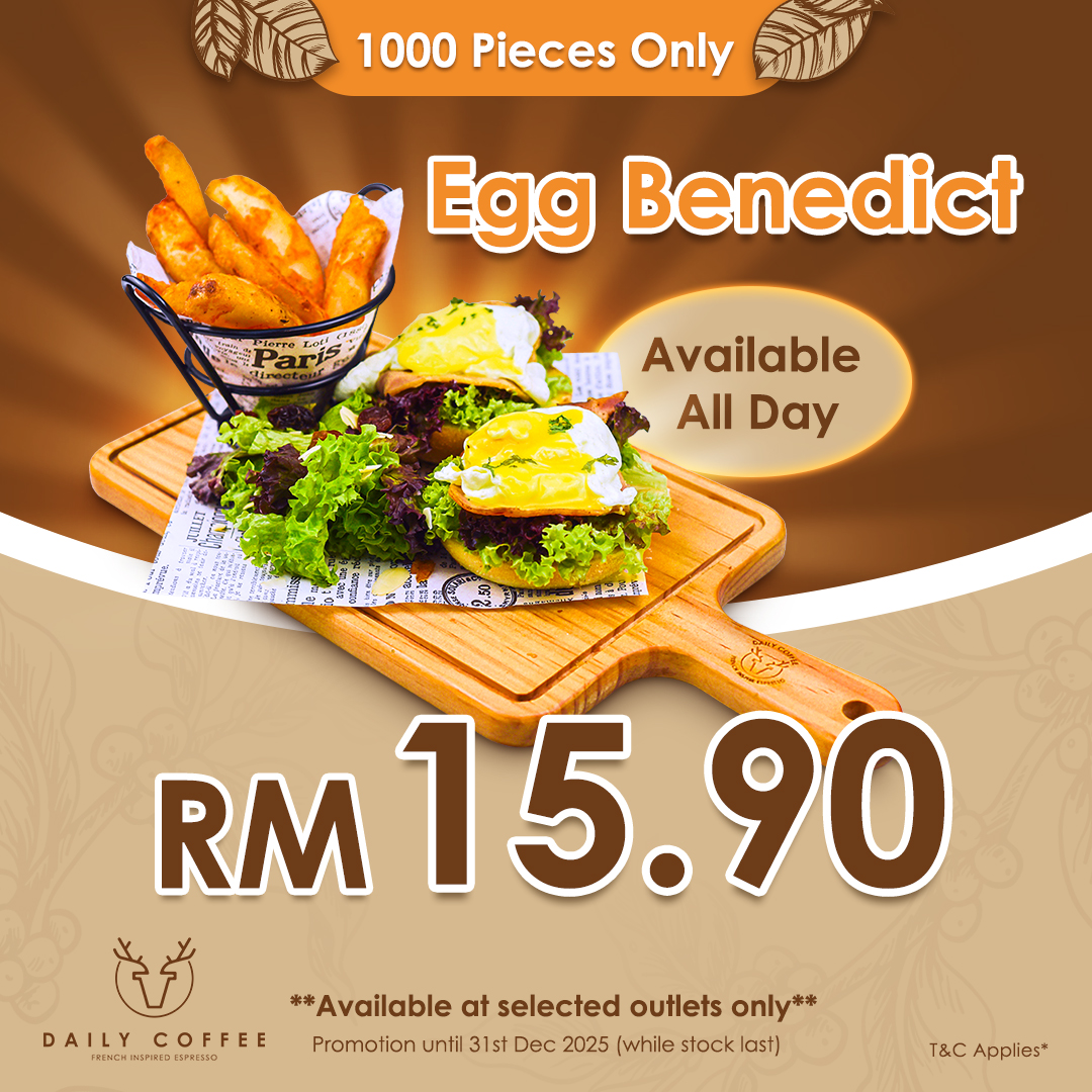 Daily - 🚨 𝗟𝗜𝗠𝗜𝗧𝗘𝗗 𝗧𝗢 𝗢𝗡𝗟𝗬 𝟭,𝟬𝟬𝟬 𝗦𝗘𝗥𝗩𝗜𝗡𝗚𝗦! Your favourite Egg Benedict ...