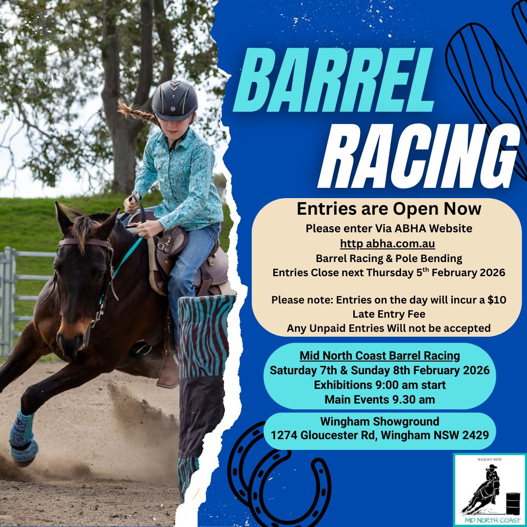 Mid North Coast Barrel Racing & Horse Sport Club | Nabiac NSW