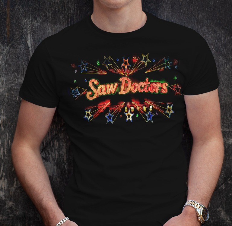 90s USA製 The Saw Doctors バンド ヴィンテージ Tシャツ There is a 