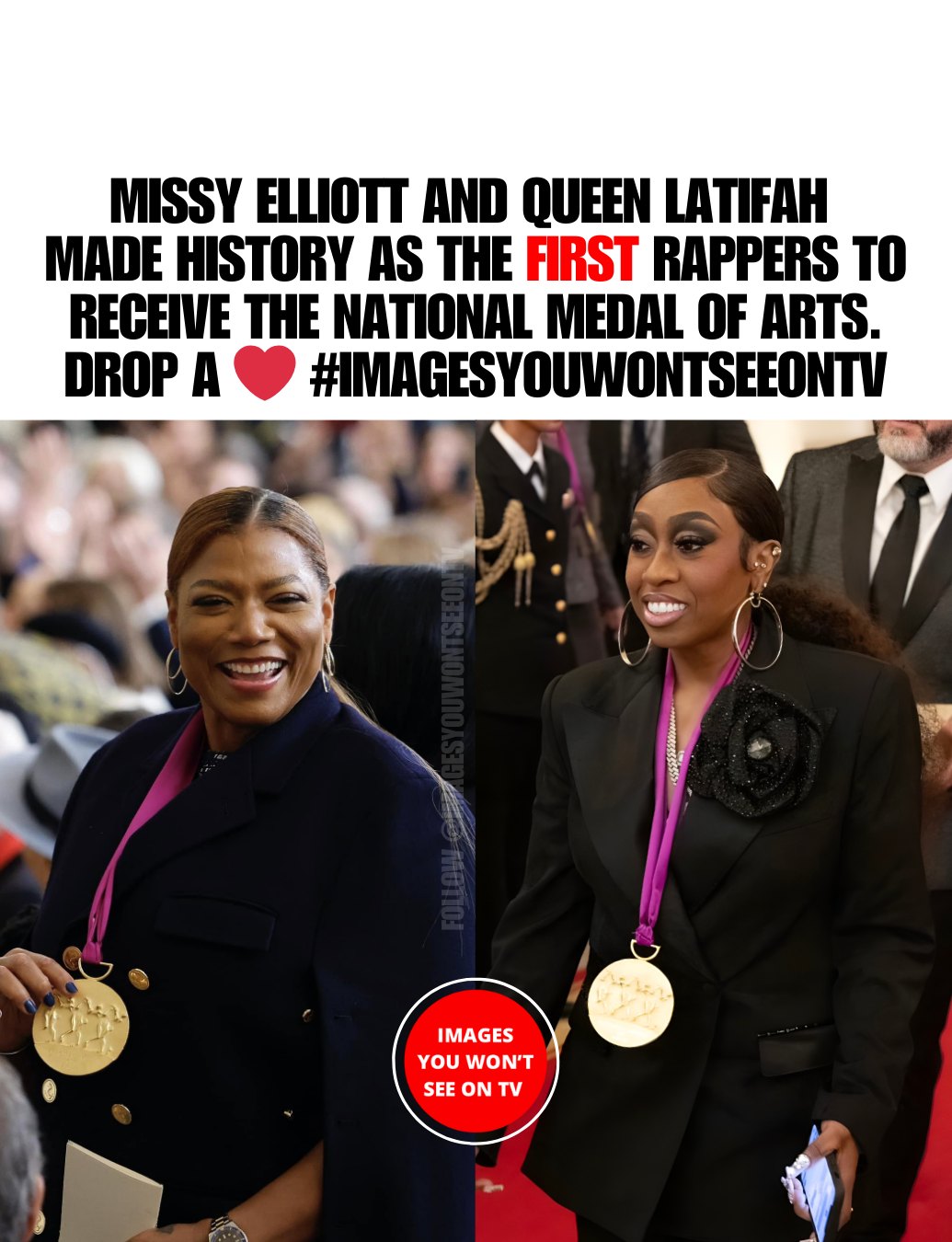 Missy Elliott and Queen... - Images you WON'T see on T.V. | Facebook