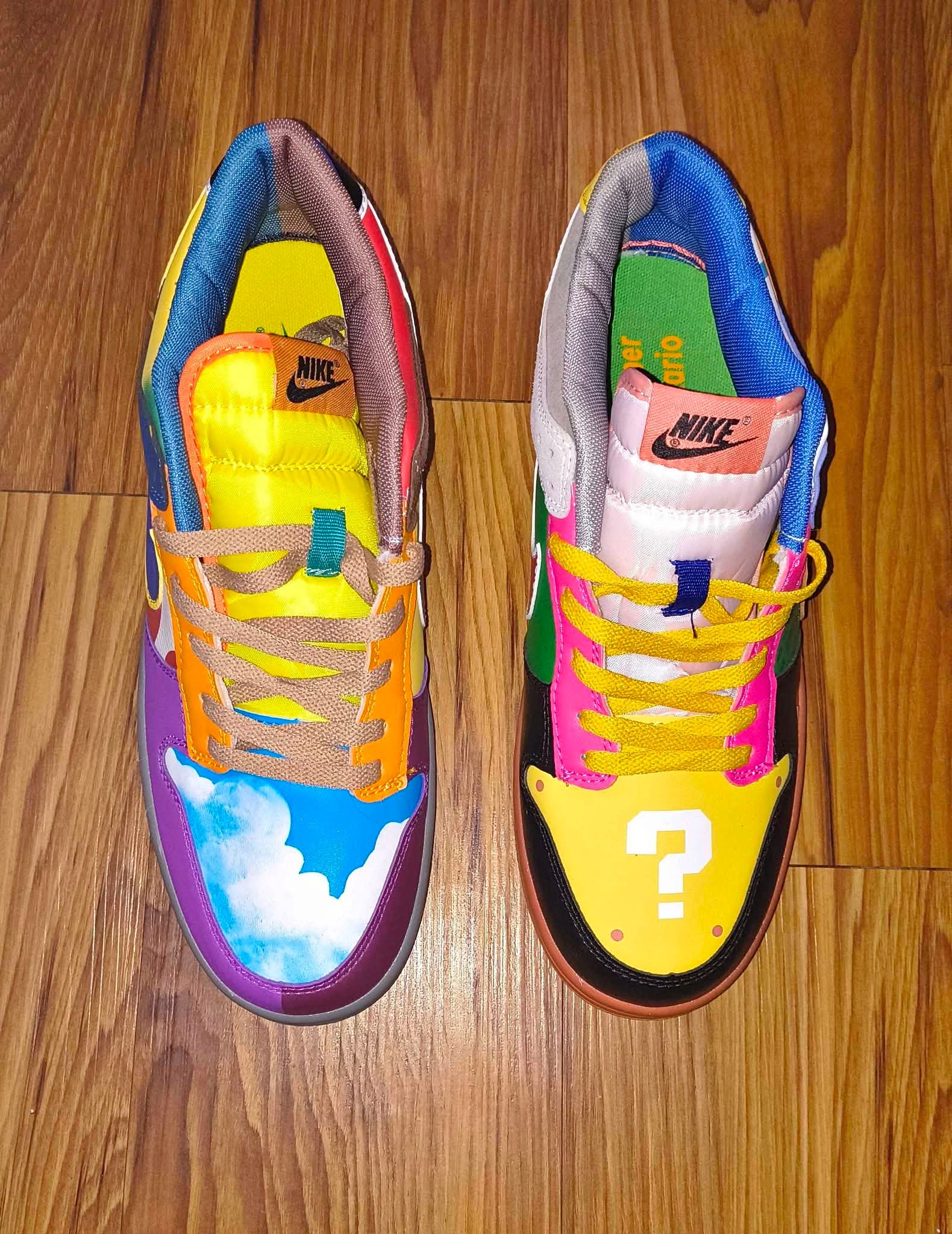 Super Mario low top Dunks - Fashion Sneakers | Facebook Marketplace ...