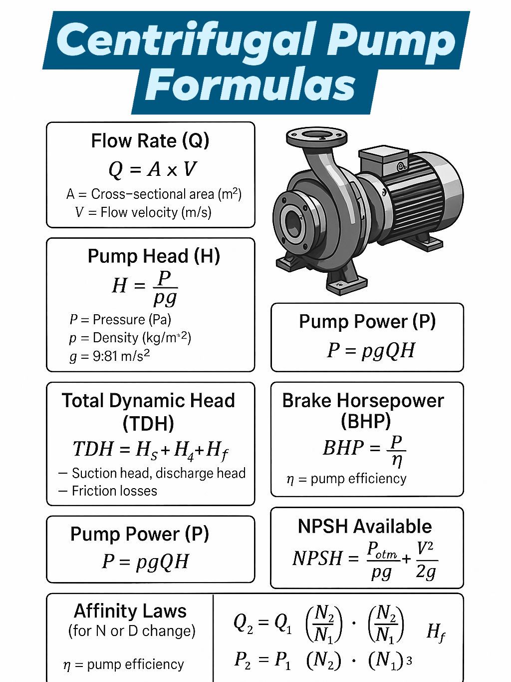 Interior - Key Formulas for Centrifugal Pump Design & Performance ...